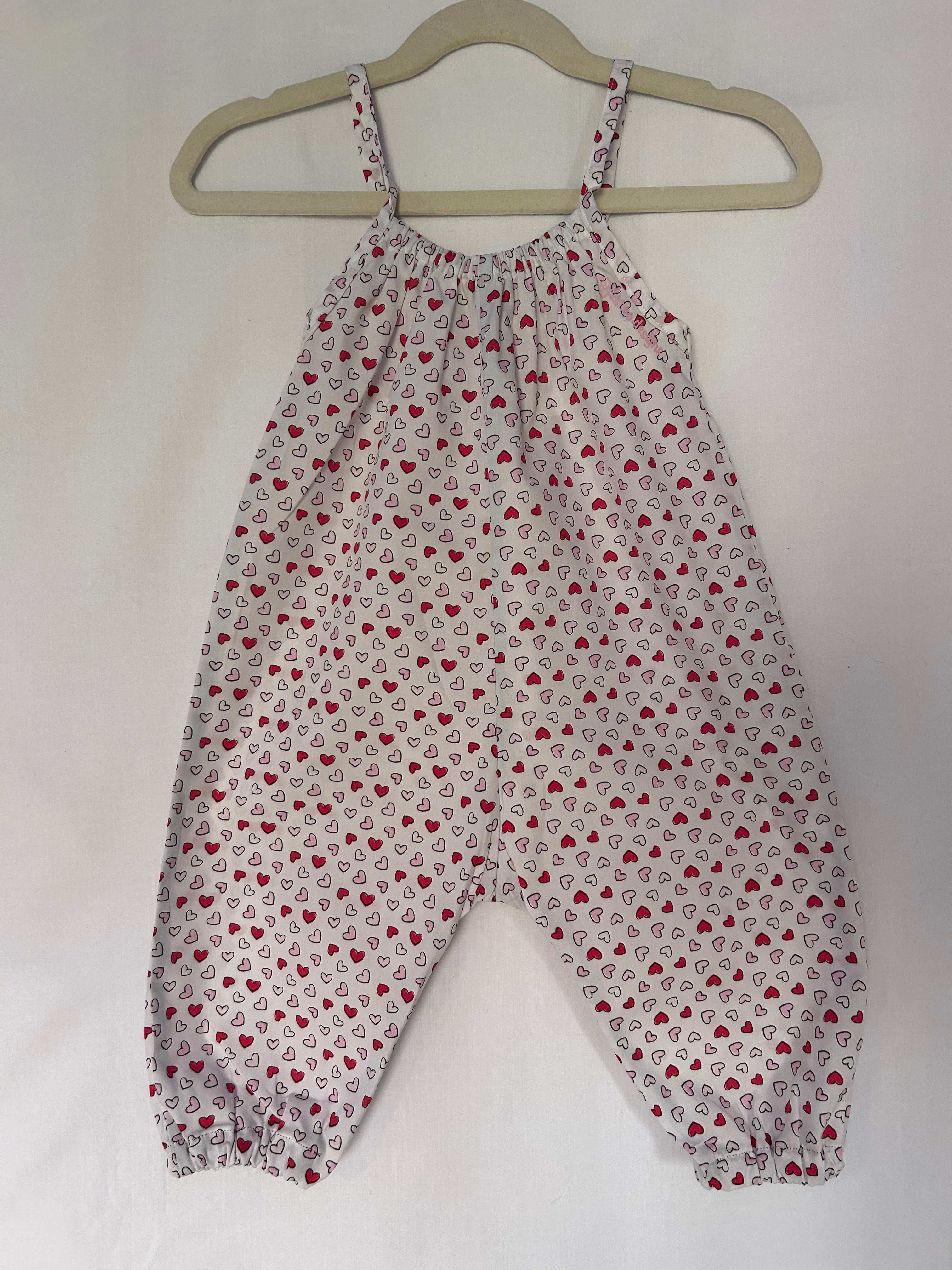 Hearts Cotton Romper