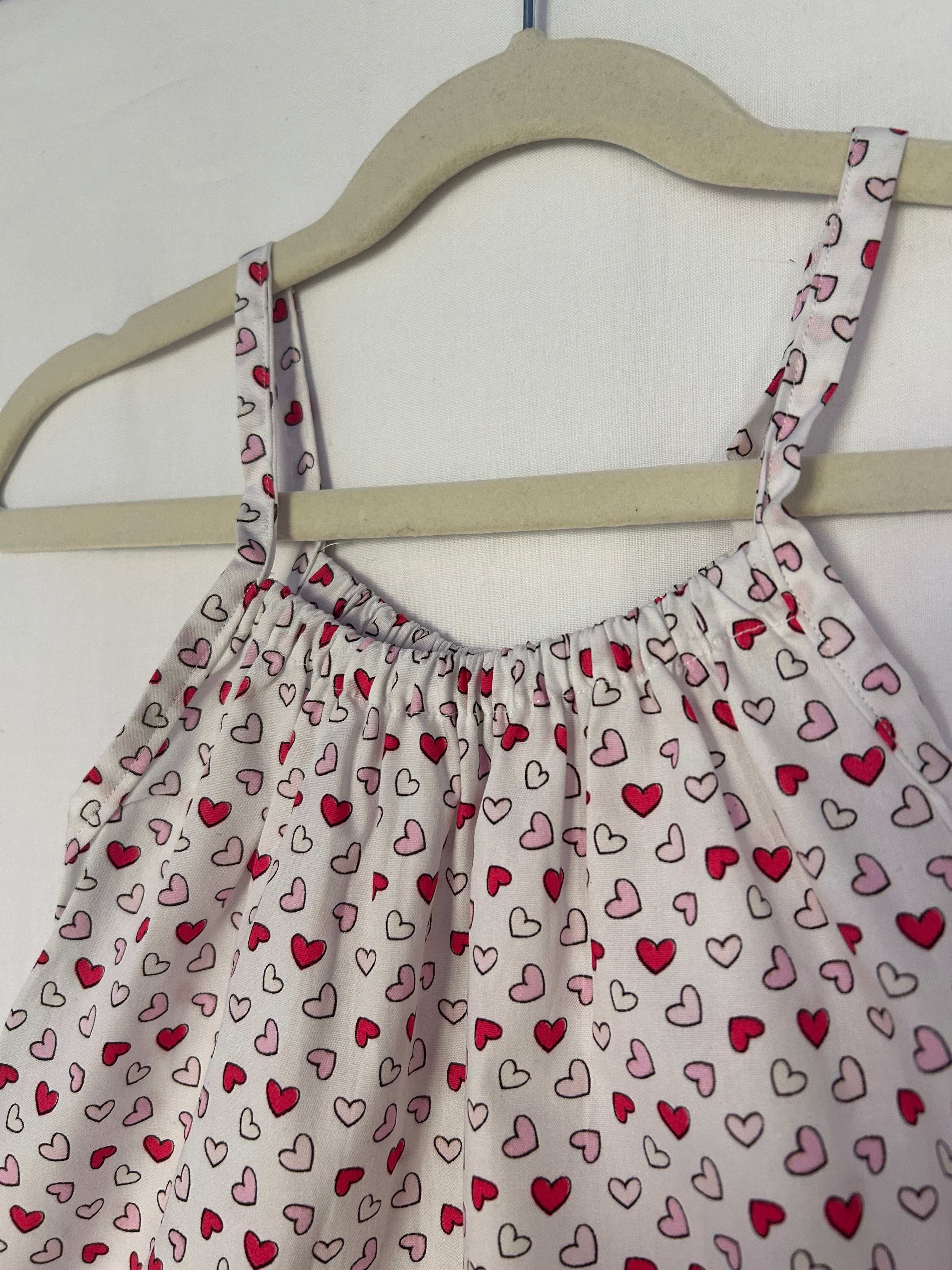 Hearts Cotton Romper
