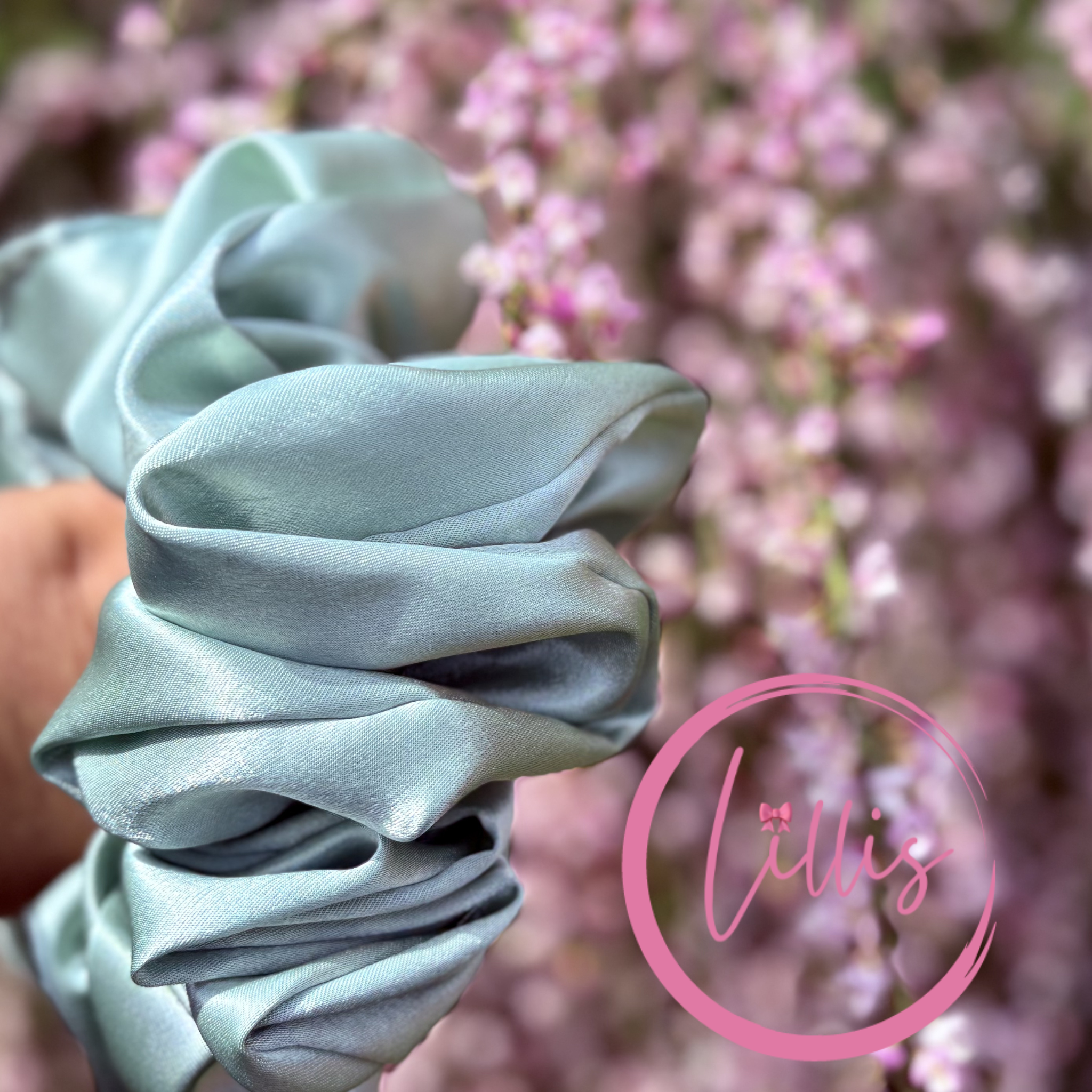 Lillis XXL Scrunchie Handmade Luxury Hair Accessory in Silky Satin