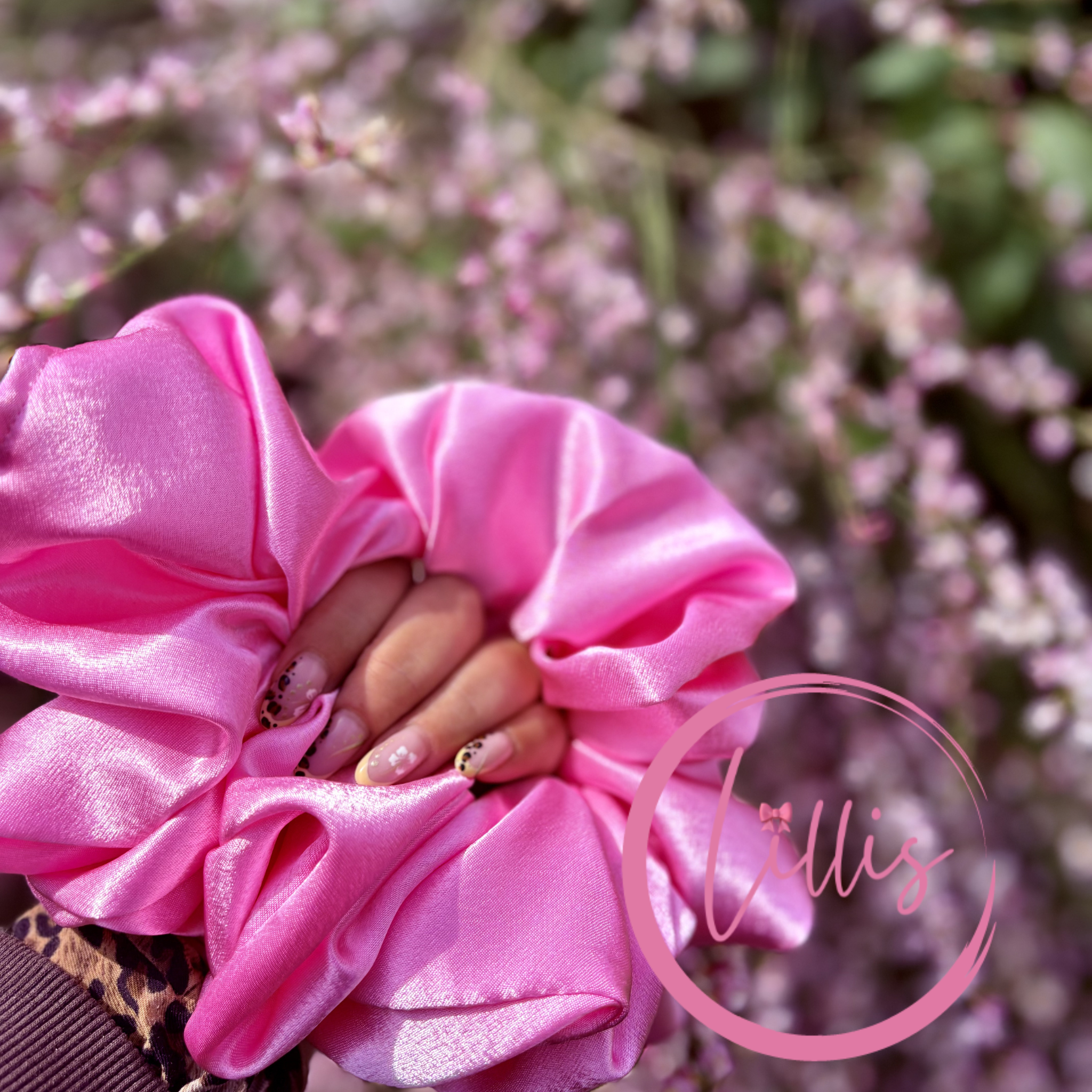 Lillis XXL Scrunchie Handmade Luxury Hair Accessory in Silky Satin