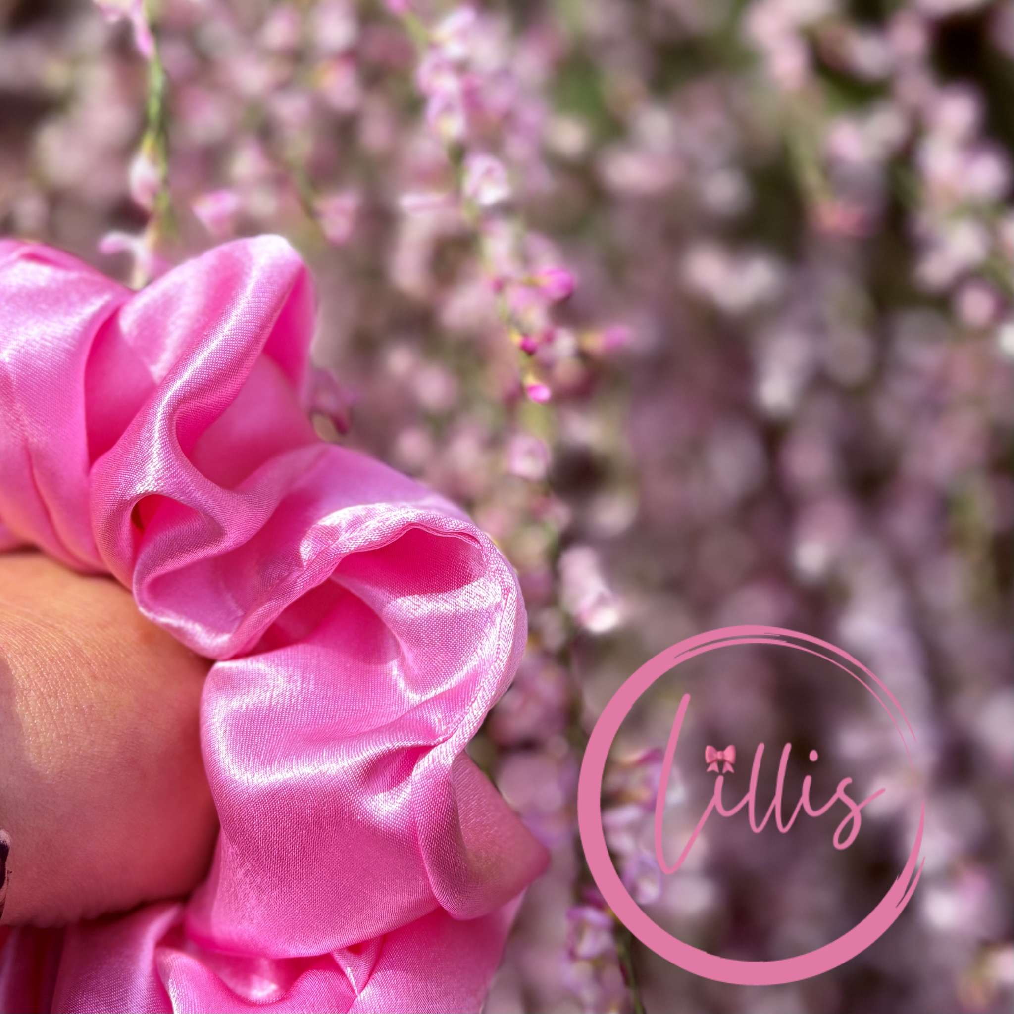 Lillis XXL Scrunchie Handmade Luxury Hair Accessory in Silky Satin