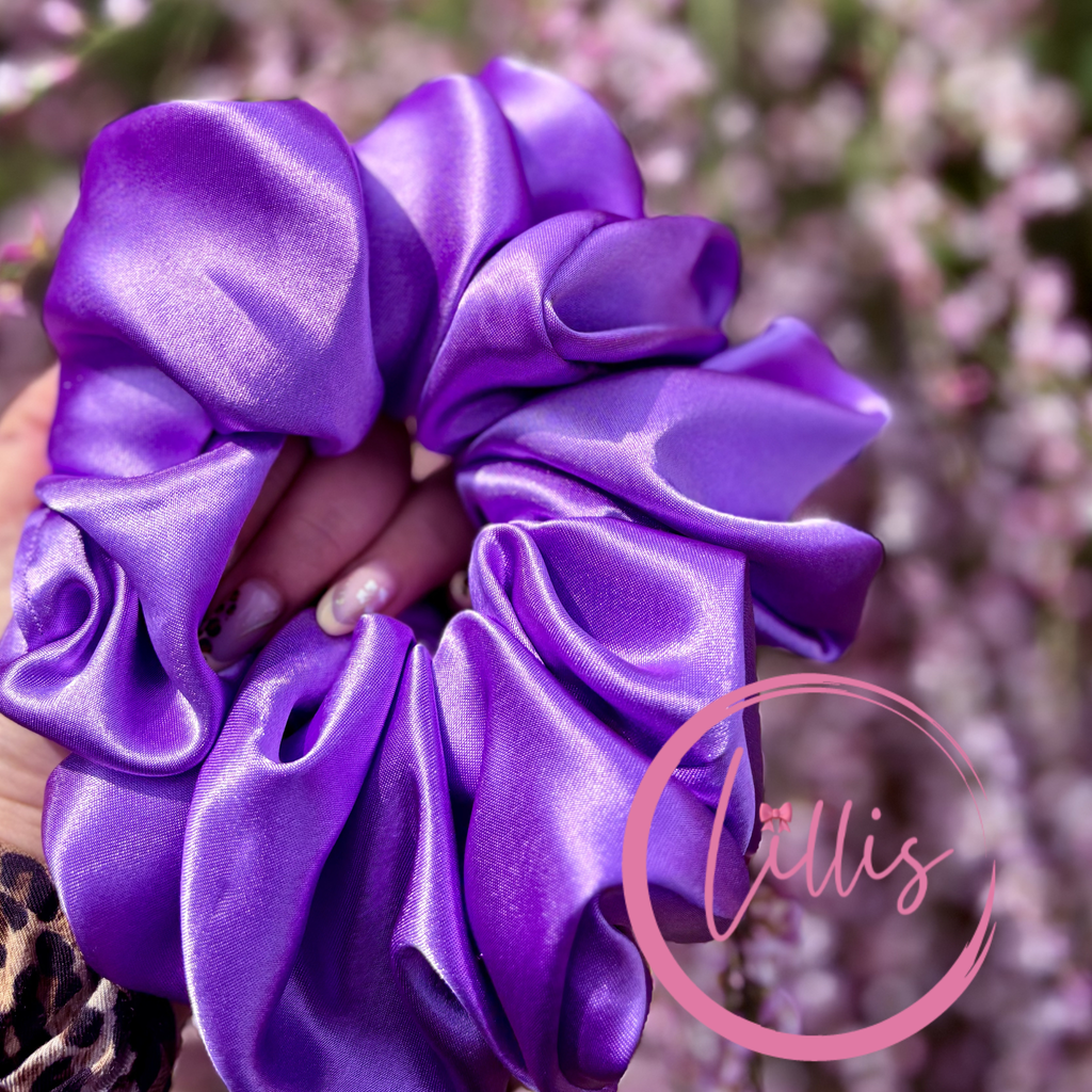 Lillis XXL Scrunchie Handmade Luxury Hair Accessory in Silky Satin