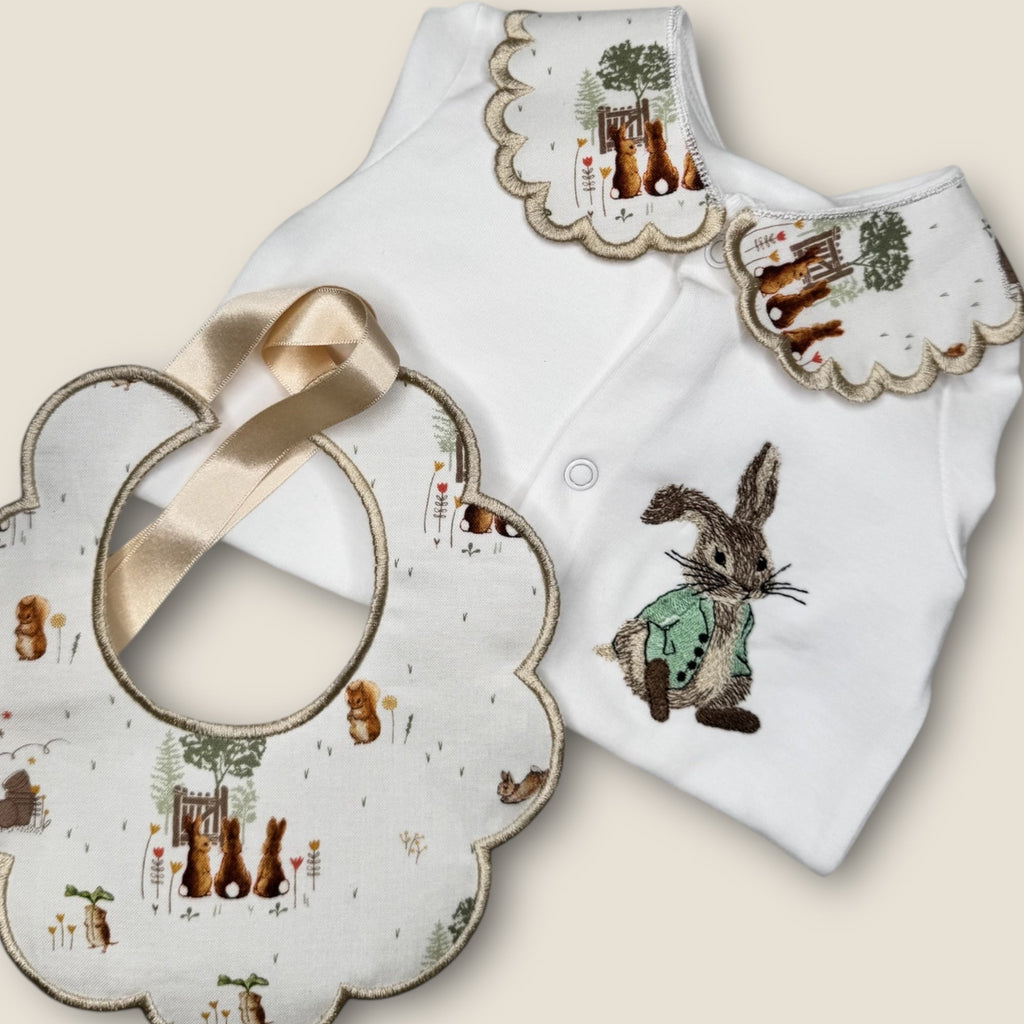 Bunny Rabbit Sleepsuit Collar