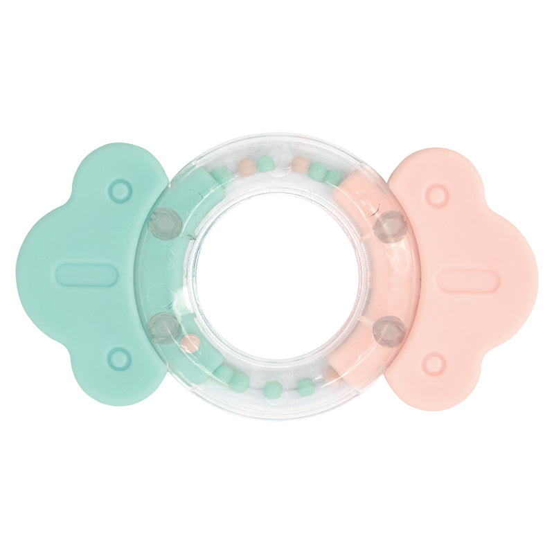 Kikka Boo Rattle & Teether Bonbon Pink