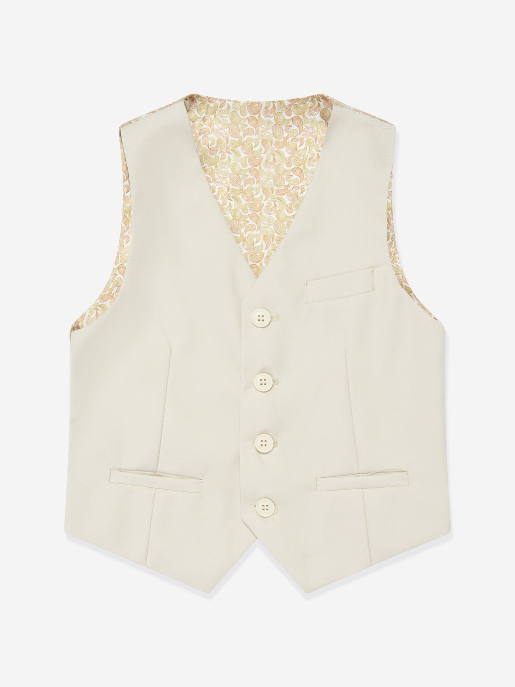SUITLAB London Boys 7 Piece Suit Set in Beige