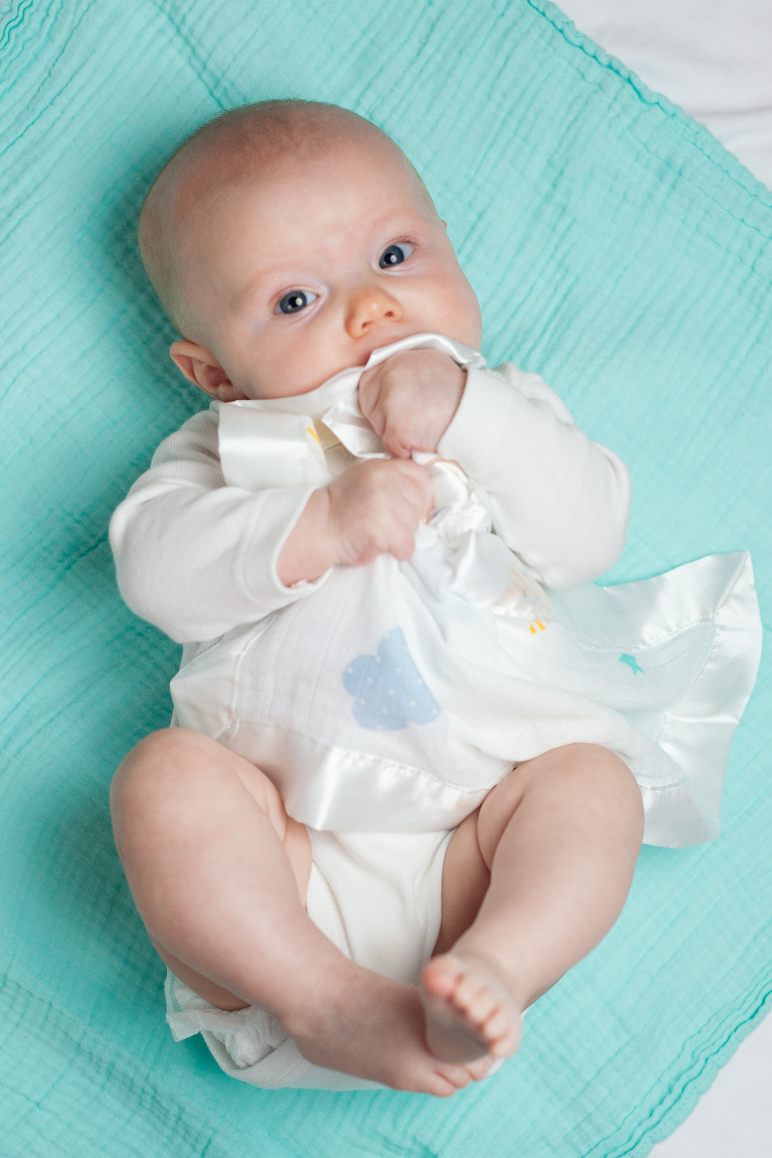 Lulujo - 2 Pack Muslin Security Comforter Blanket - Dreamland