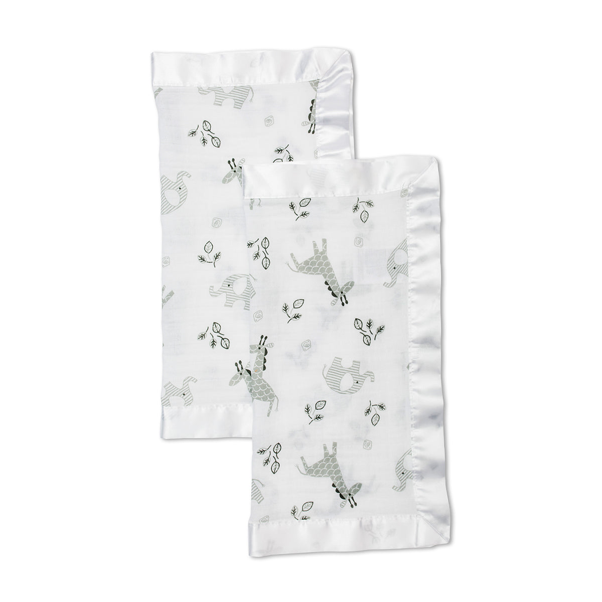 Lulujo - 2 Pack Muslin Security Comforter Blanket - Afrique