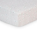Lulujo - Cotton Fitted Cot  Sheet - Dragonflies (135cm x 70cm)