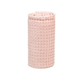 Lulujo -  Waffle Blanket - Pink Ballet Slipper