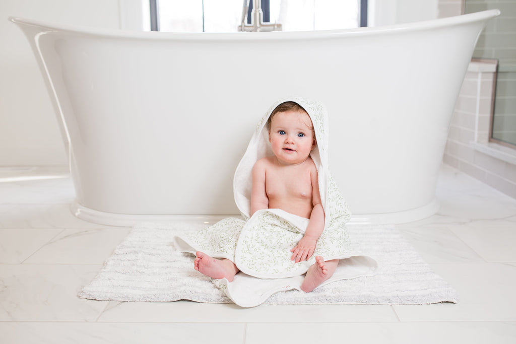 Lulujo - Hooded Towel - Greenery