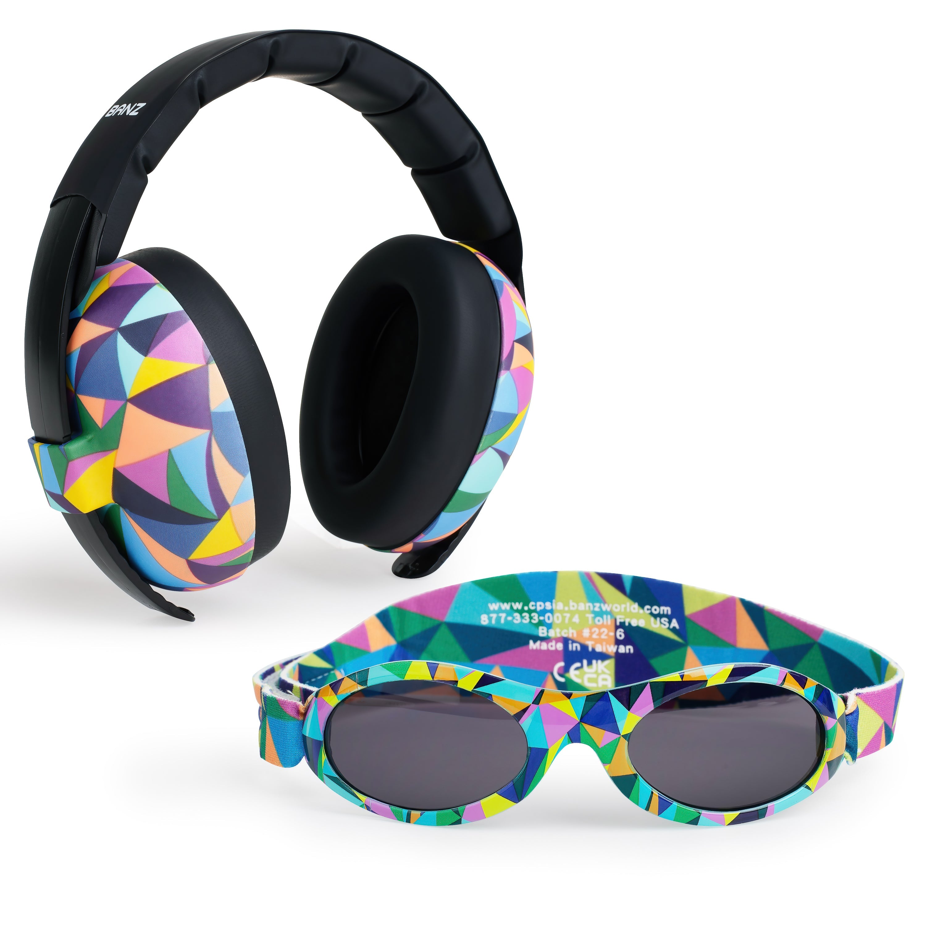 Baby Earmuffs & Sunglasses Combo