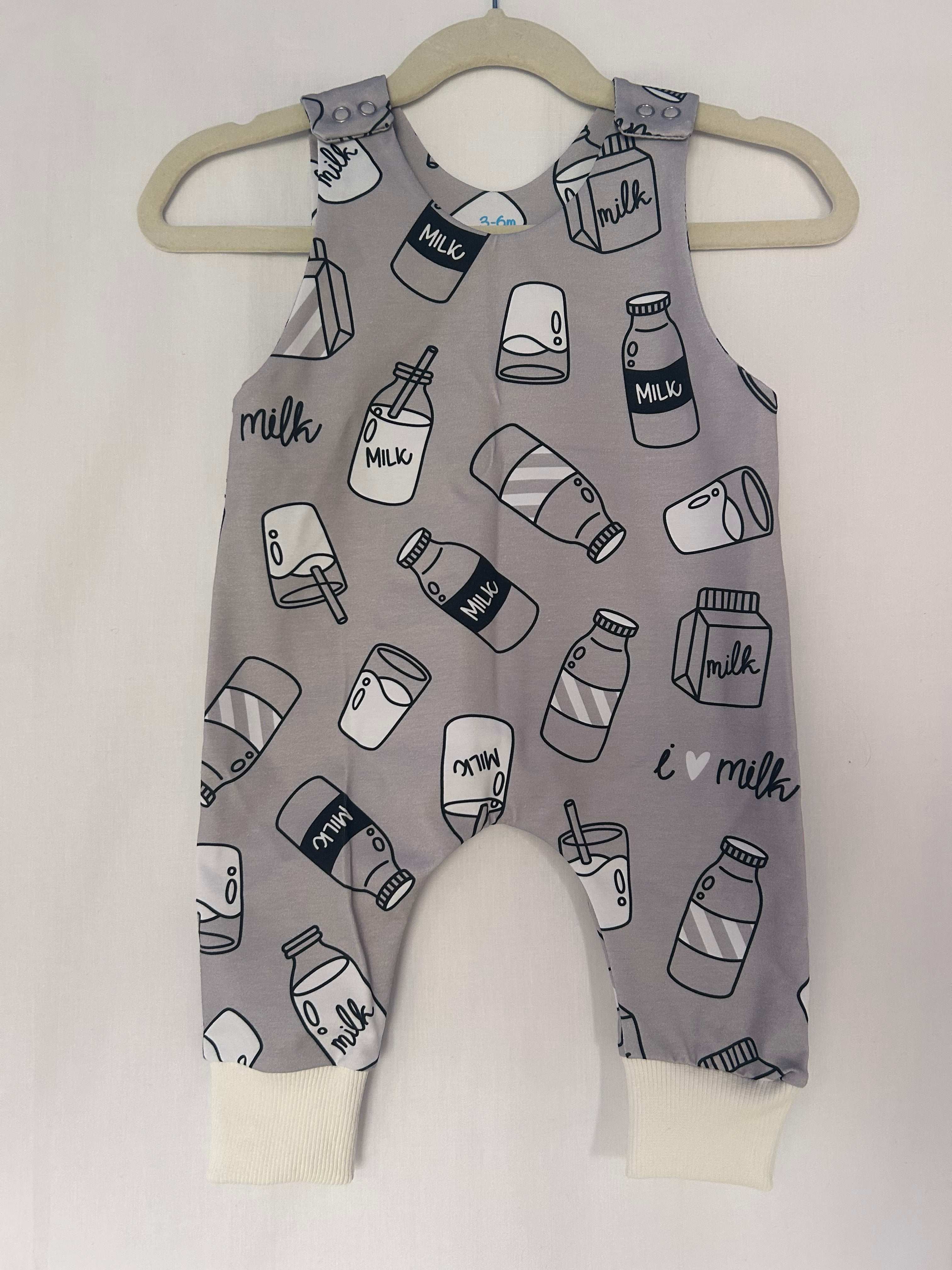 I Love Milk Romper