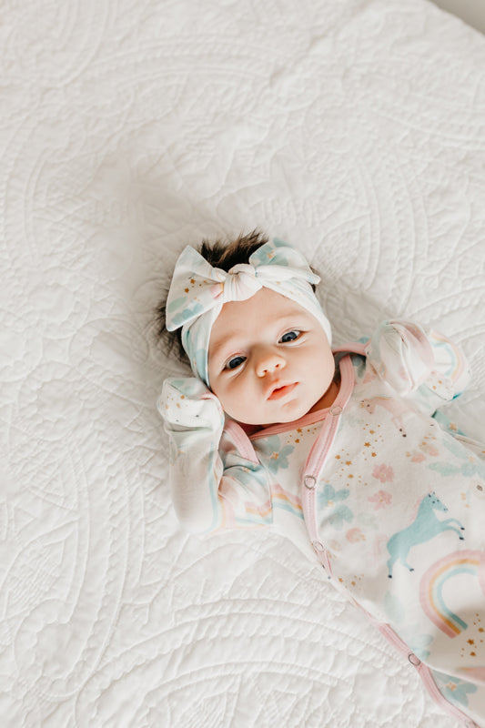 Copper Pearl Knit Headband Whimsy