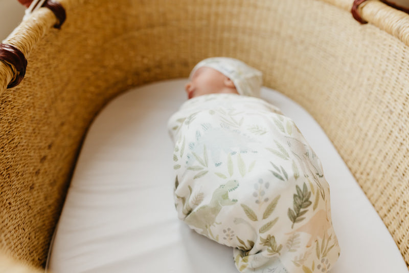 Copper Pearl Knitted Swaddle Blanket Rex