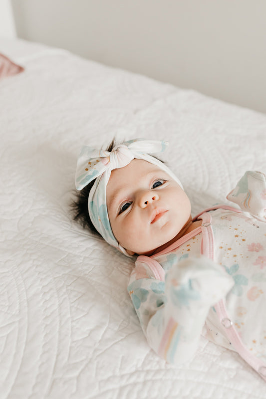 Copper Pearl Knit Headband Whimsy