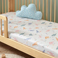 Kabode - Organic Cot Bed Fitted Sheet - Dino