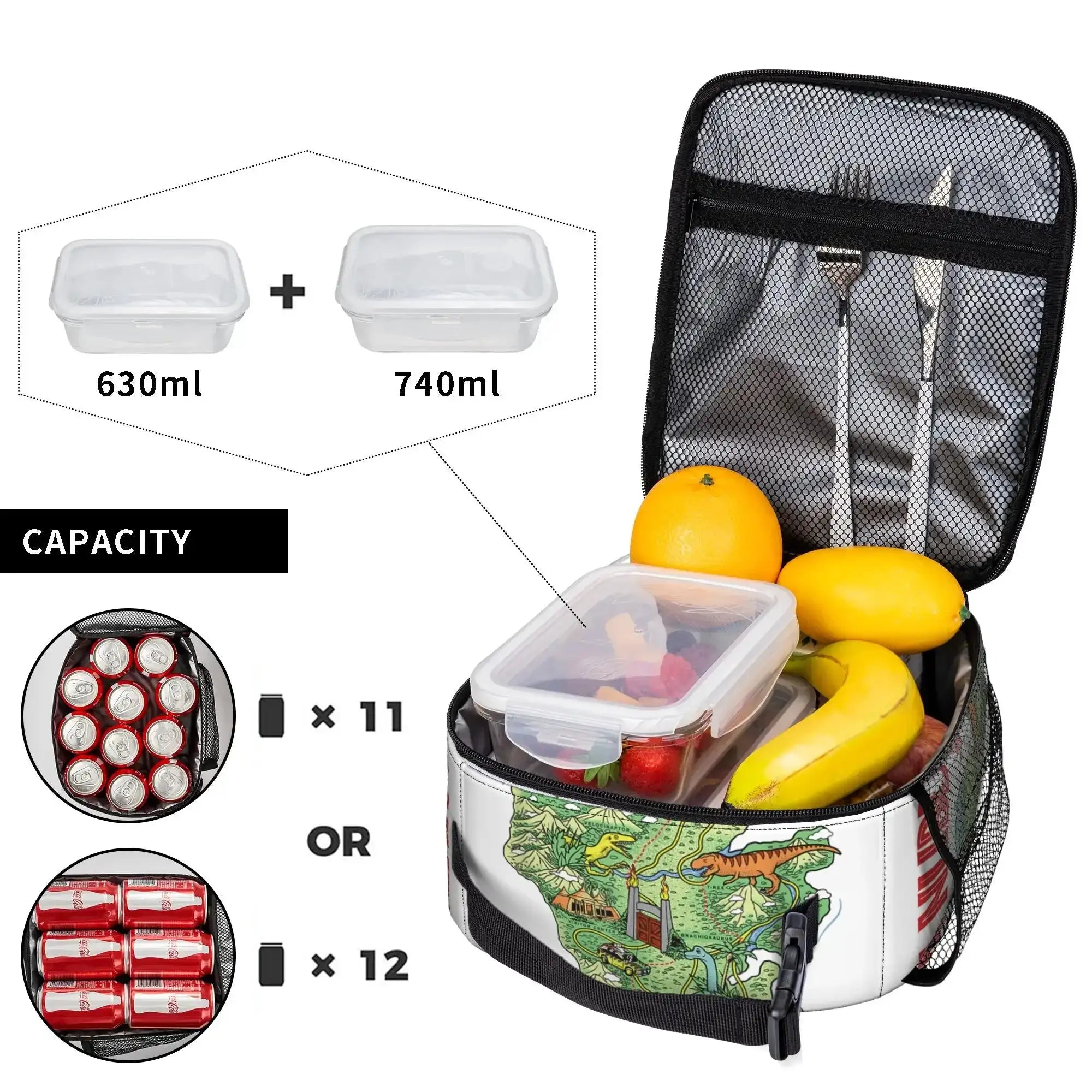 Jurassic Park Dinosaur Kids Lunch Bag