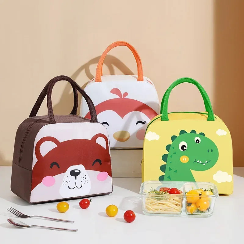 KiddWol Baby Bottle Insulated Bag – Cartoon Thermal Lunch Carrier