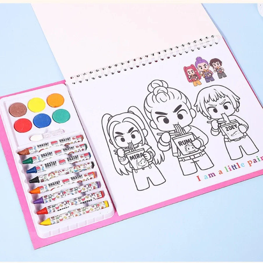 Kpop Demon Hunters 3D Colouring Book