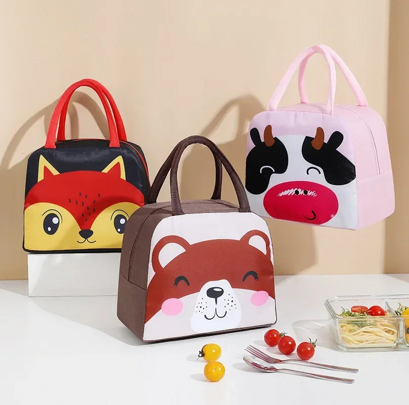 KiddWol Baby Bottle Insulated Bag – Cartoon Thermal Lunch Carrier