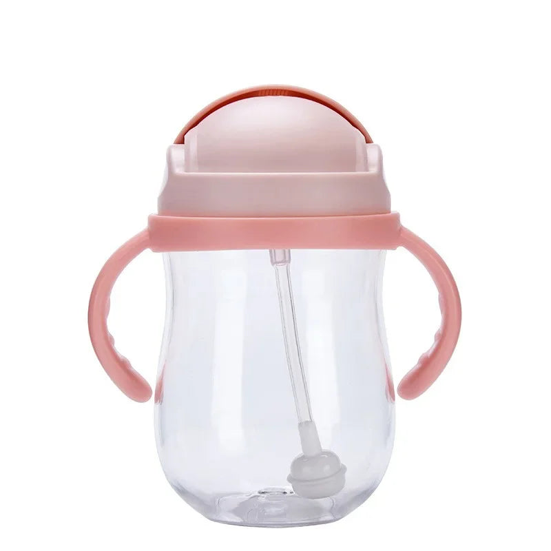 Sluba Baby Water Bottle – Portable Straw Training Cup with Handle (300ml)