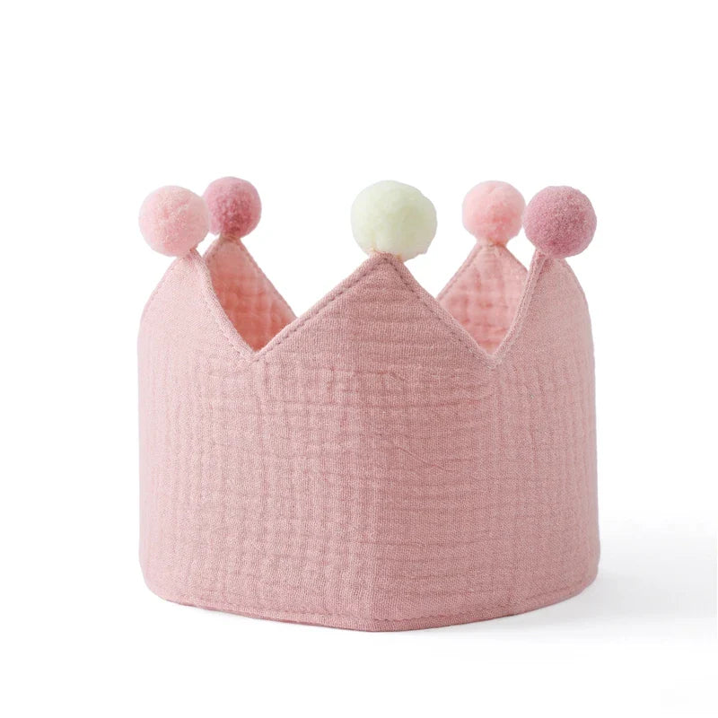 Baby Birthday Crown Set with Wand & Banner - Ages 1-6 Party Props