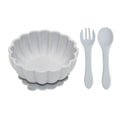 BouBBO Silicone Baby Feeding Set – Suction Bowl, Fork & Spoon
