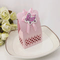 LeoLok 12Pcs Baby Shower Gift Boxes – Pastel Favor Boxes with Bows
