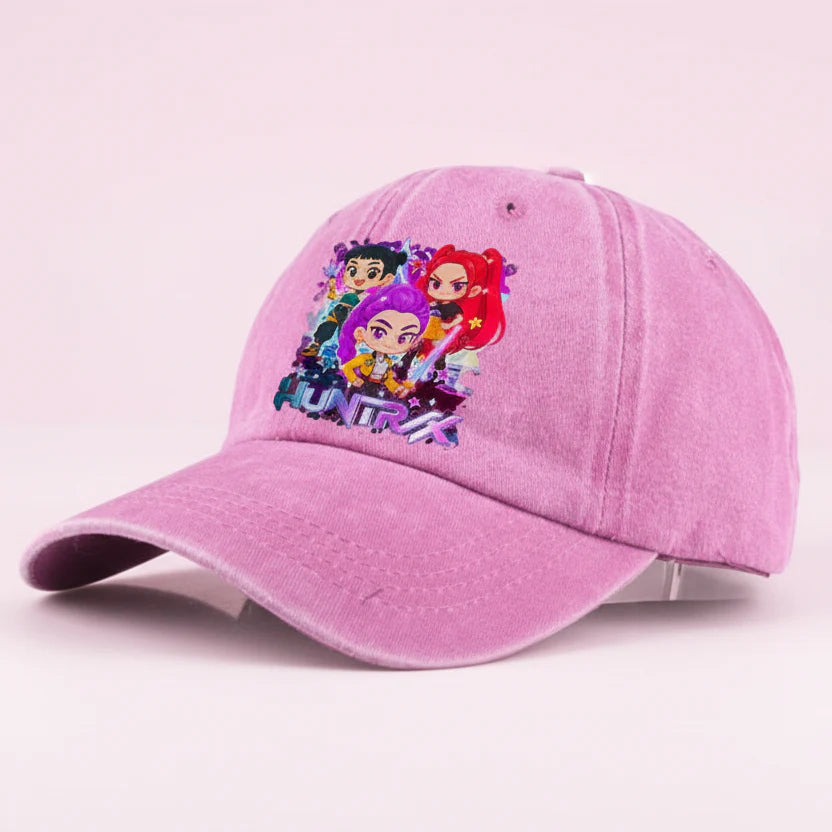 KPop Demon Hunters Retro Washed Baseball Cap