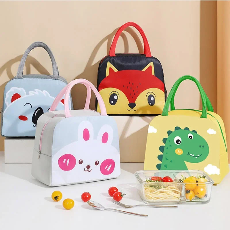 KiddWol Baby Bottle Insulated Bag – Cartoon Thermal Lunch Carrier