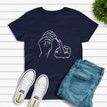 Not Sorry Feminist Middle Finger T Shirt