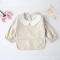 Peter Pan Collar Long Sleeve Baby Bib