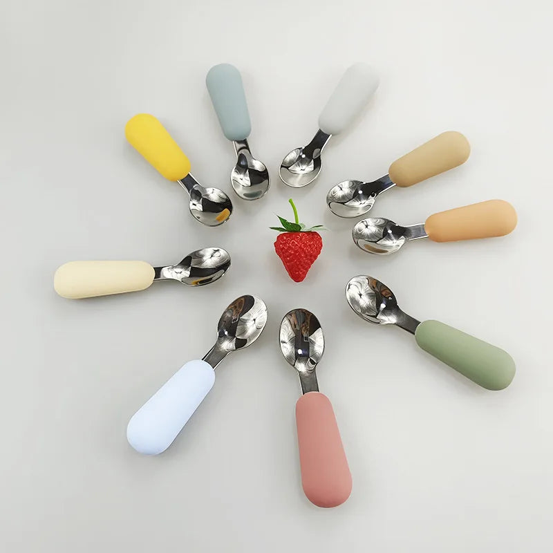 Symilo Baby Feeding Set – Stainless Steel Spoon & Fork