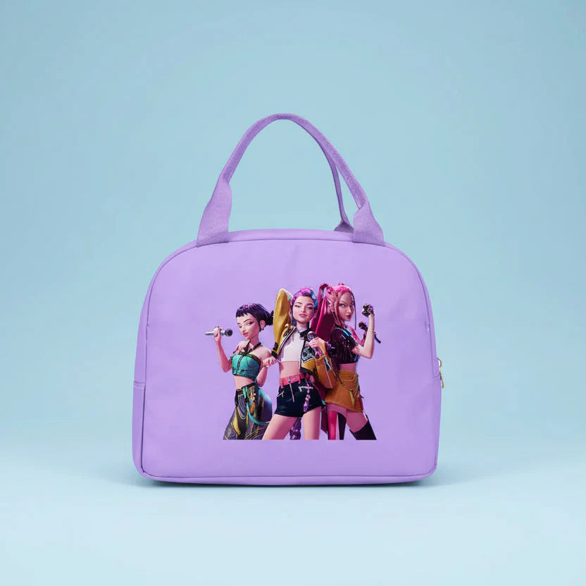 Kpop Demon Hunters Cartoon Lunch Bag