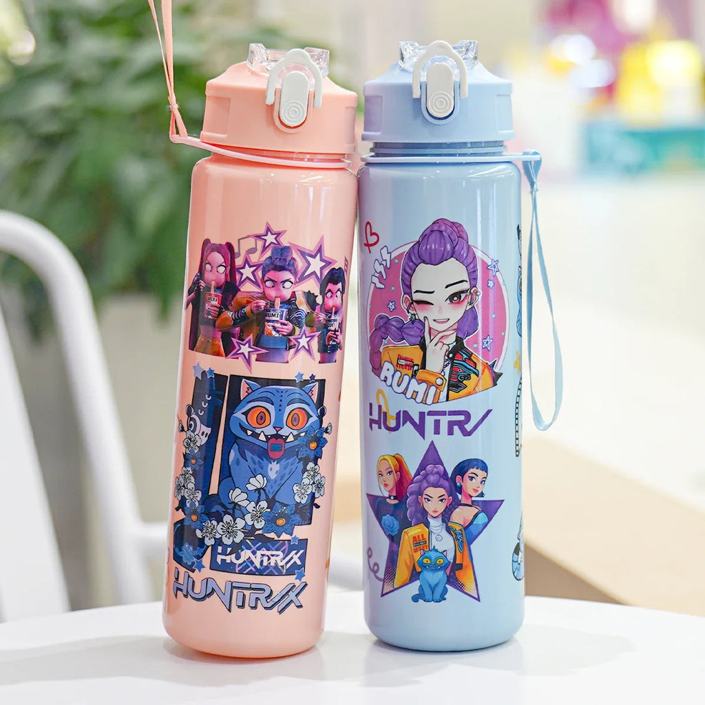 Kpop Demon Hunters Leakproof Water Bottle 750ml/26oz