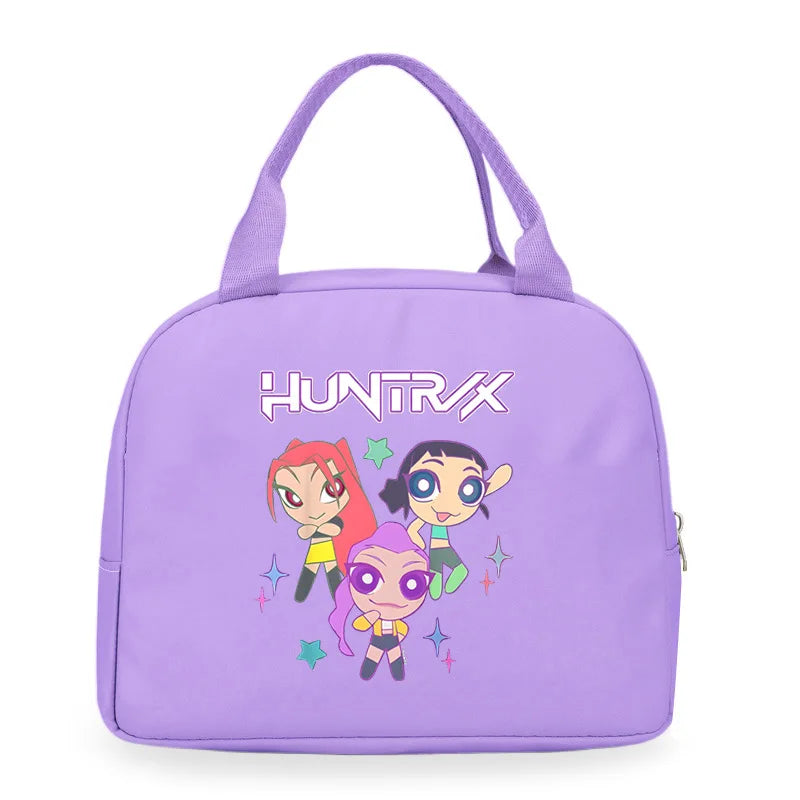 Kpop Demon Hunters Cartoon Lunch Bag
