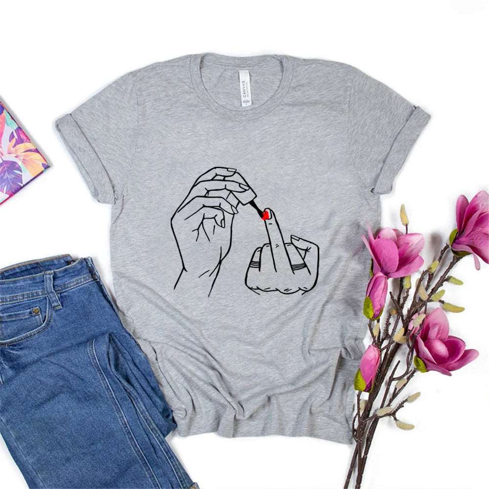 Not Sorry Feminist Middle Finger T Shirt