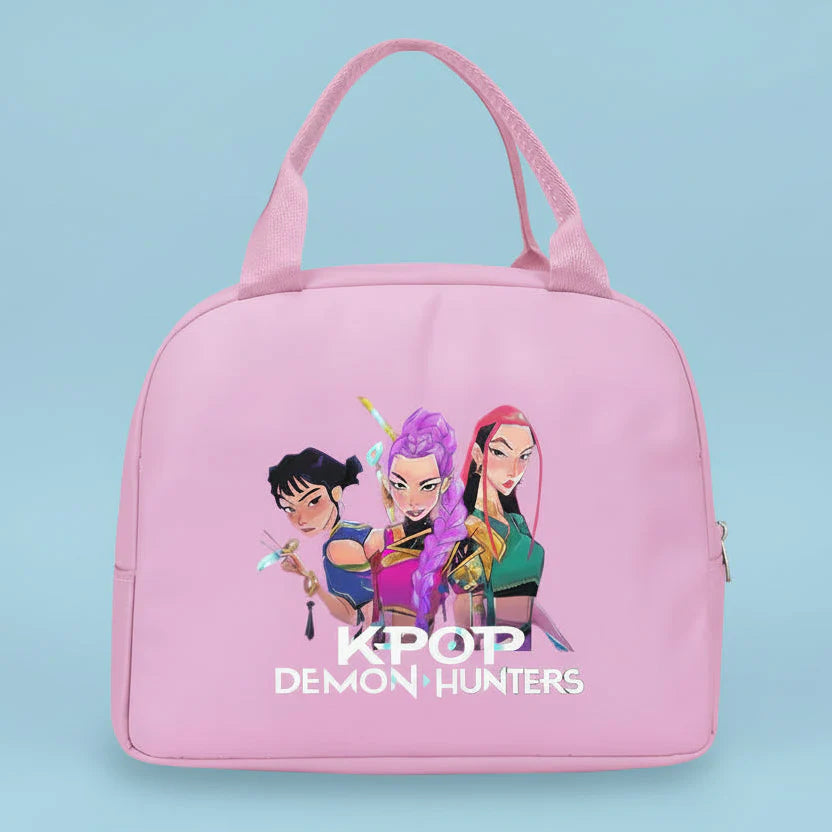 Kpop Demon Hunters Cartoon Lunch Bag