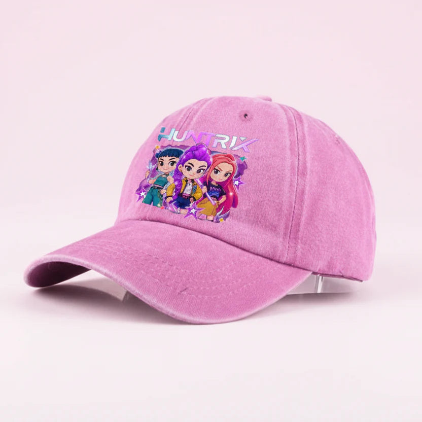 KPop Demon Hunters Retro Washed Baseball Cap