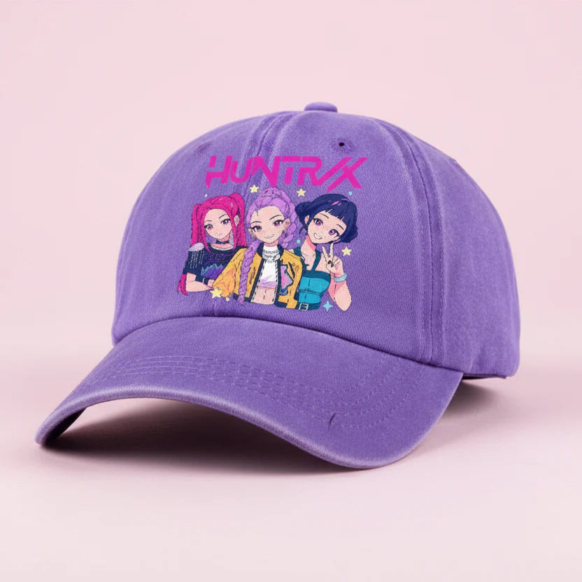 KPop Demon Hunters Retro Washed Baseball Cap