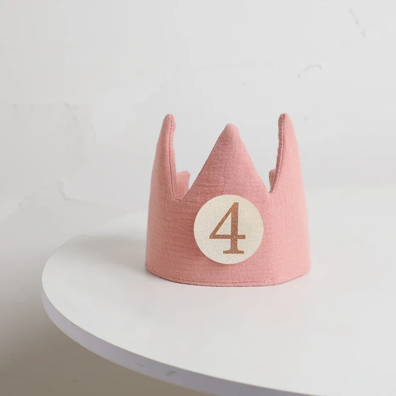 Baby Birthday Crown Set with Wand & Banner - Ages 1-6 Party Props