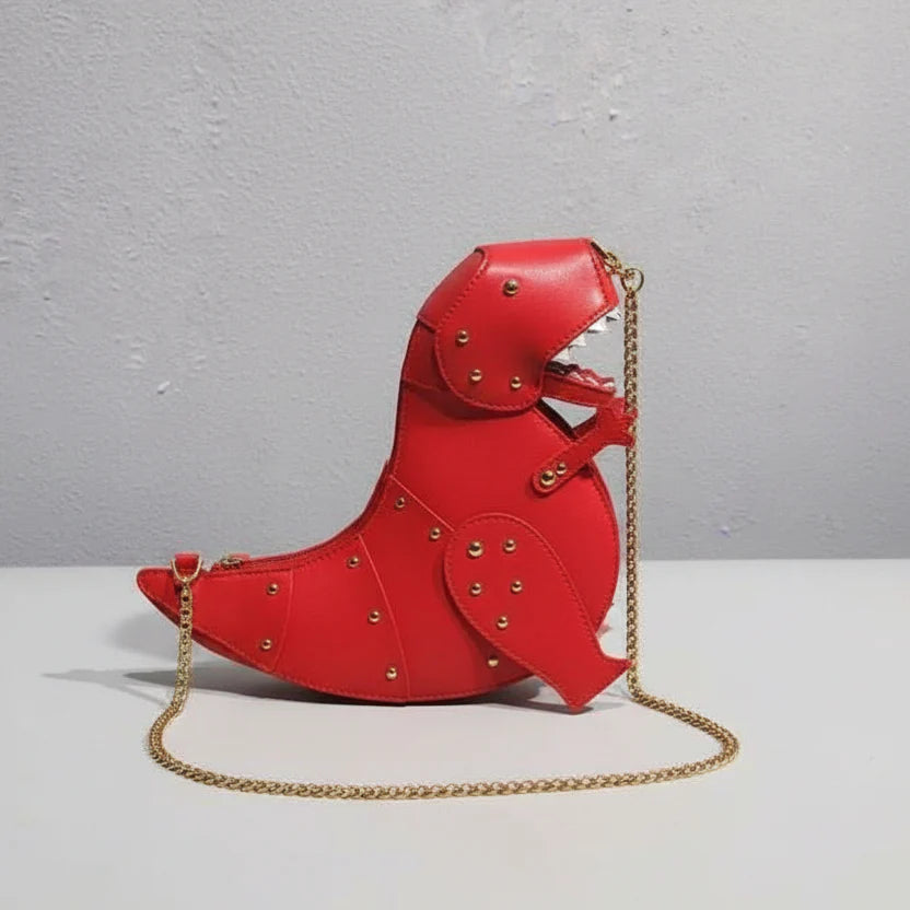 3D T-Rex Dinosaur Cross Body Bag