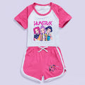 KPop Demon Hunters T-shirt + Sport Shorts 2pcs Set