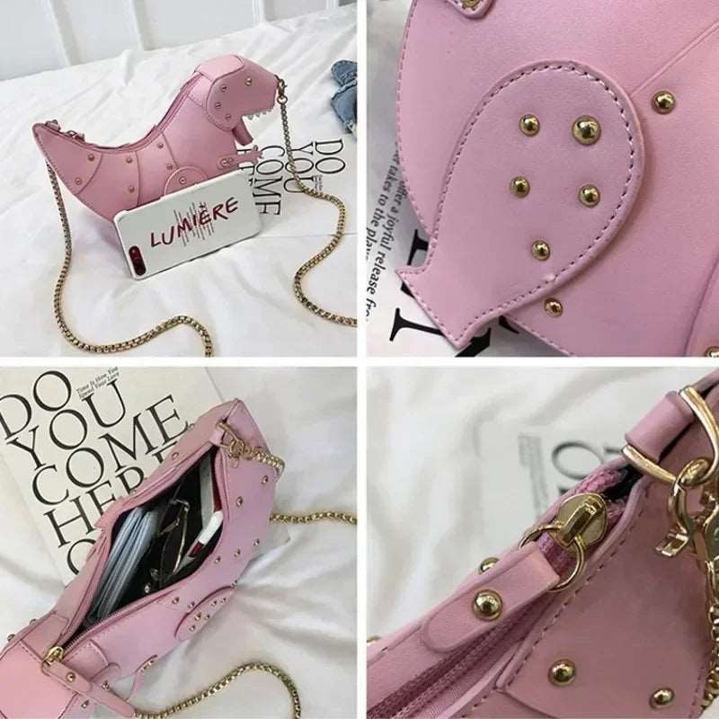 3D T-Rex Dinosaur Cross Body Bag