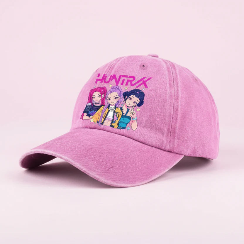 KPop Demon Hunters Retro Washed Baseball Cap