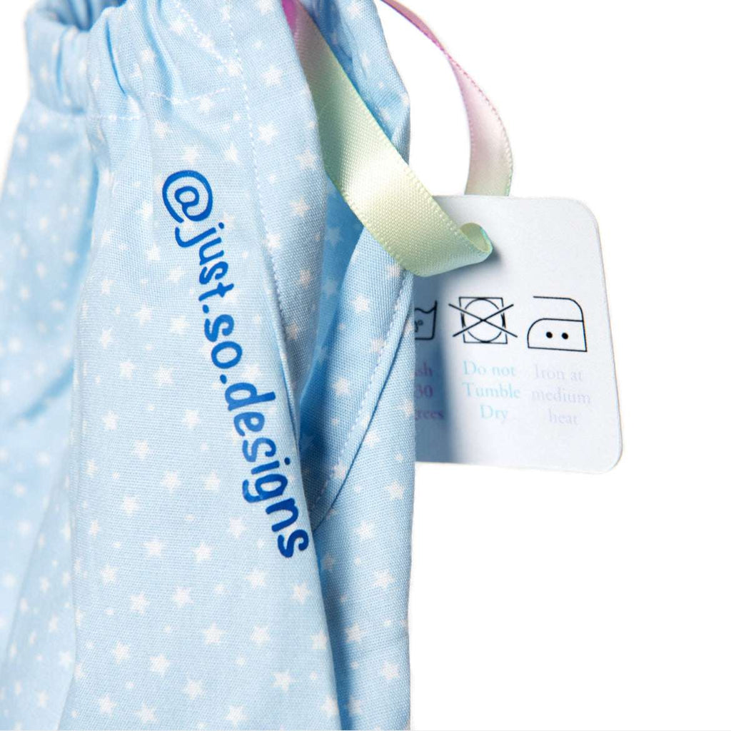 Blue Stars Cotton Romper