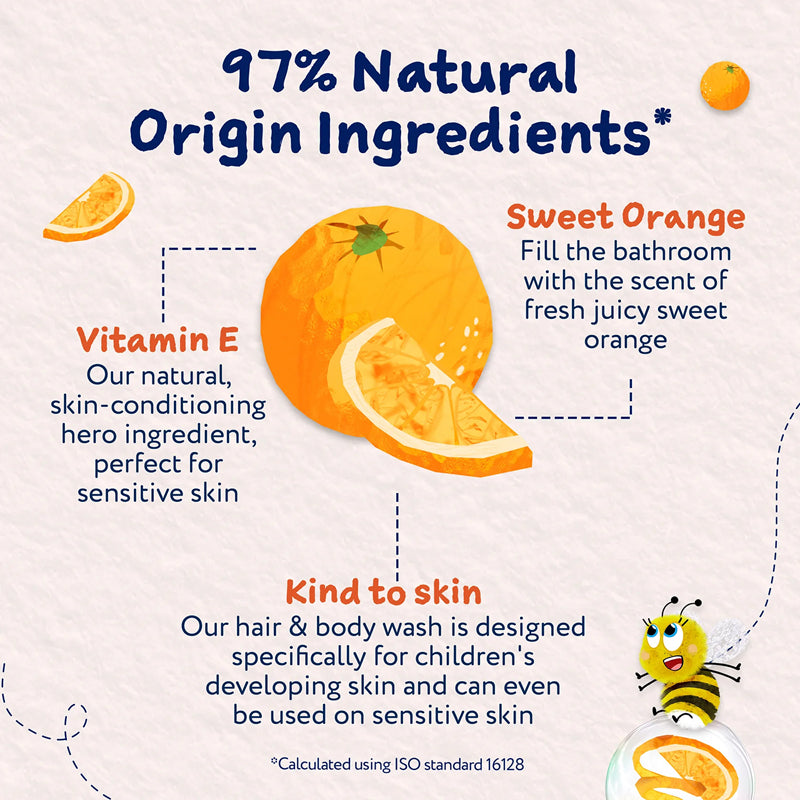 Child's Farm Hair & Bodywash Sweet Orange 500ml