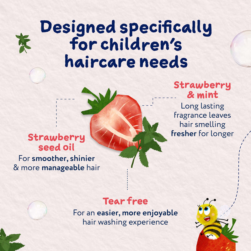 Child's Farm Strawberry & Mint Shampoo 250ml