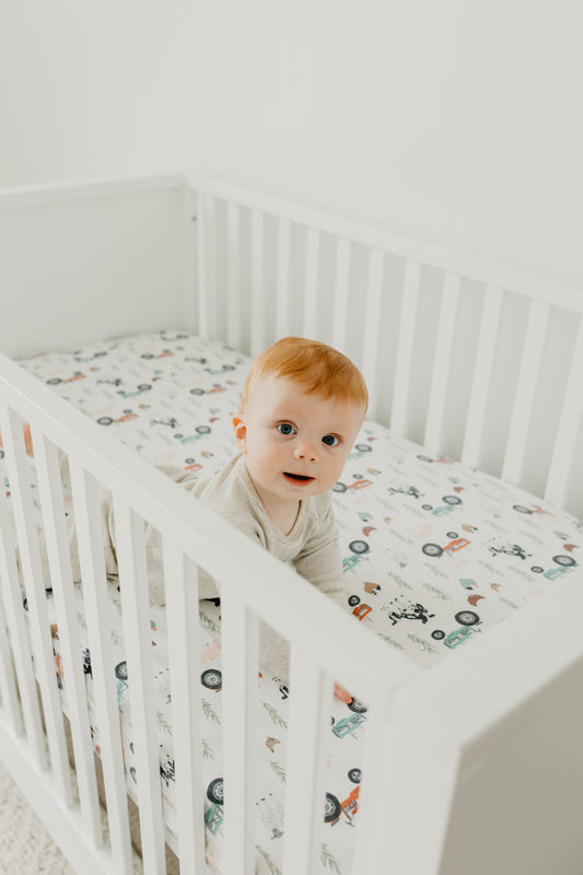 Copper Pearl Premium Elasticised Cot Sheet Jo