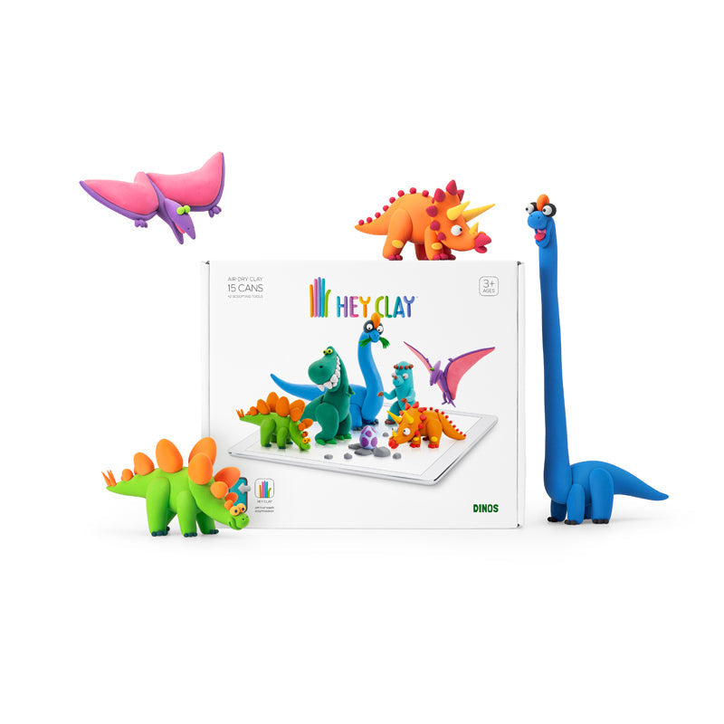 Hey Clay Dinos Large 15 Can Set